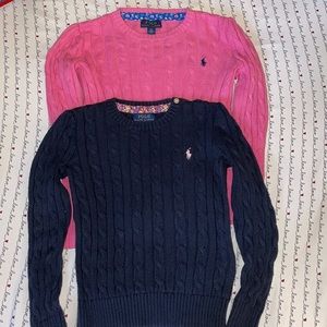 Authentic little girls Ralph Lauren sweaters